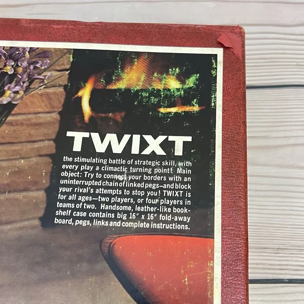 TWIXT Vintage 1962 Board Game 3M Bookshelf Series Strategy of Barriers COMPLETE